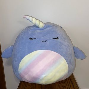 16” Naomi the Purple Narwhal Original Squishmallow